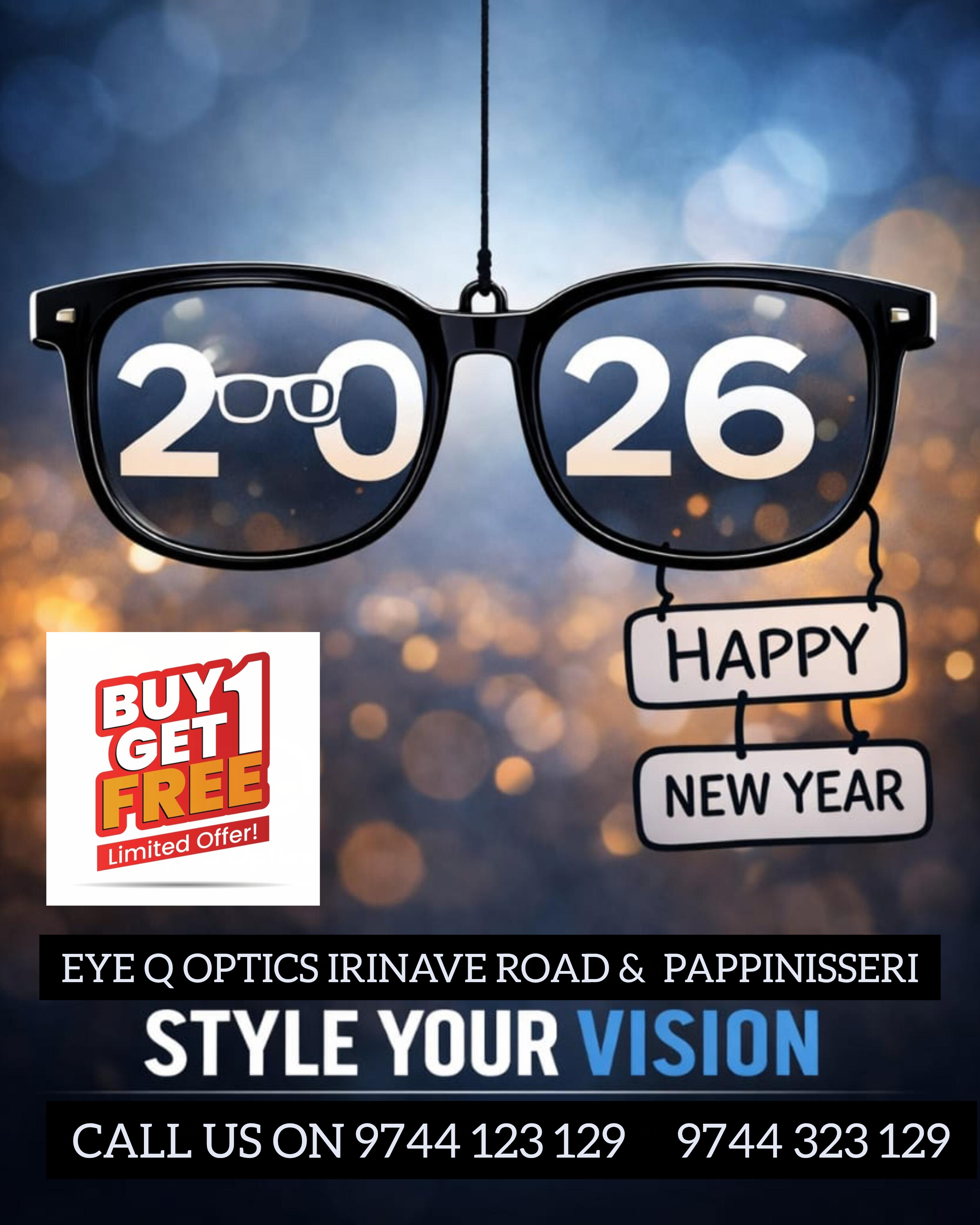 EYE Q OPTICS IRINAVE & PAPPINISSERI